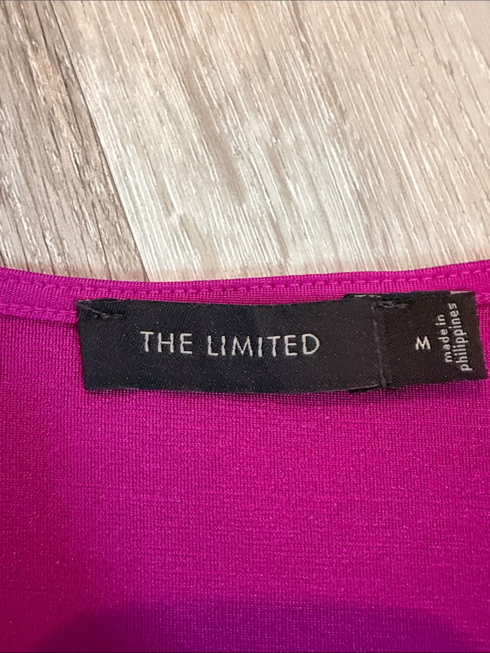 The Limited Magenta Ruffle Tank Top - Picture 2 of 3